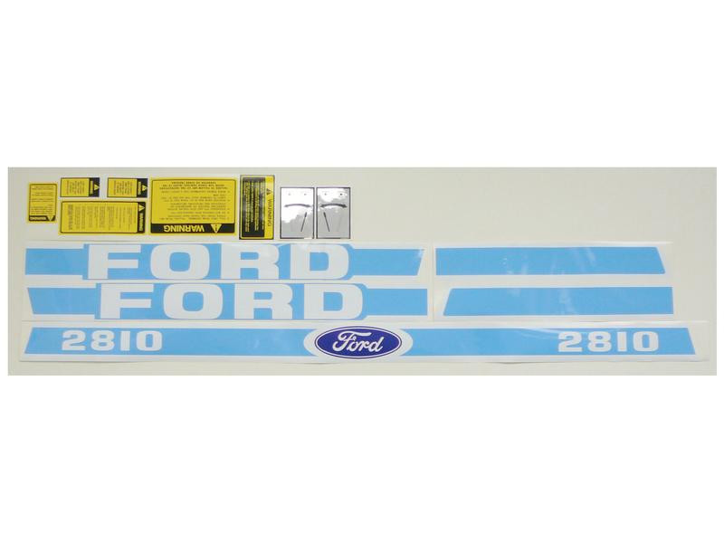 Tractor  DECAL KIT,FORD 2810 BLUE/WHITE Part Number S67701