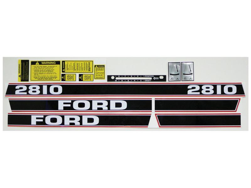 Tractor  DECAL KIT,FORD 2810 BLACK/RED Part Number S67702