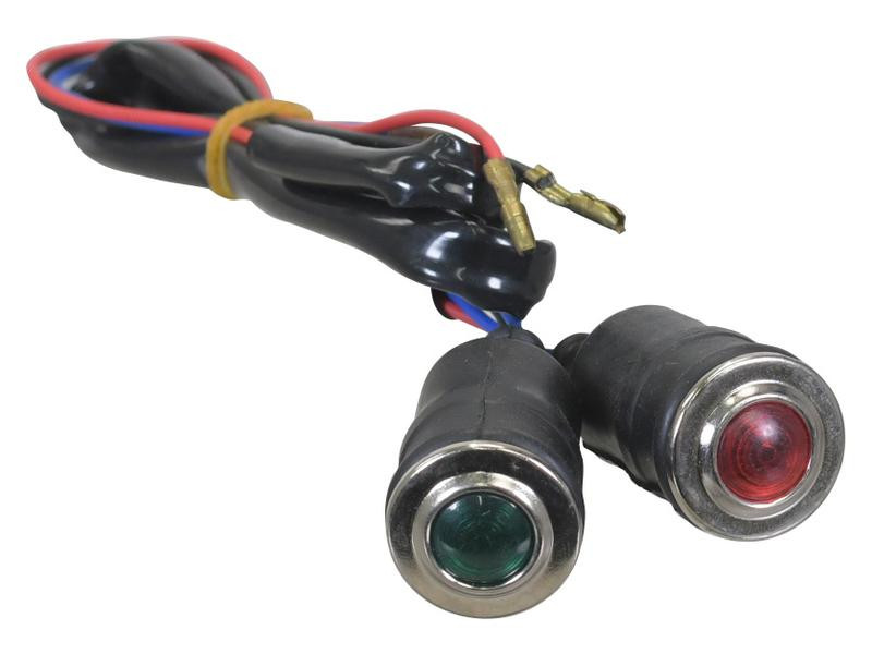 Tractor  DASH PANEL LIGHT SET, RED/GREEN Part Number S67922