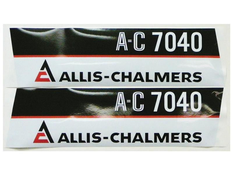 Tractor  DECAL SET - HOOD  AC 7040 Part Number S68959