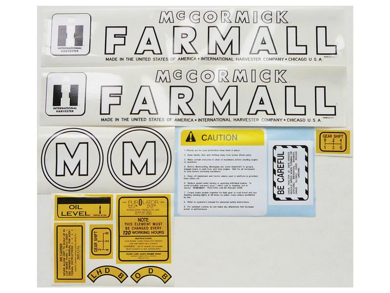 Farmall M Decal Set