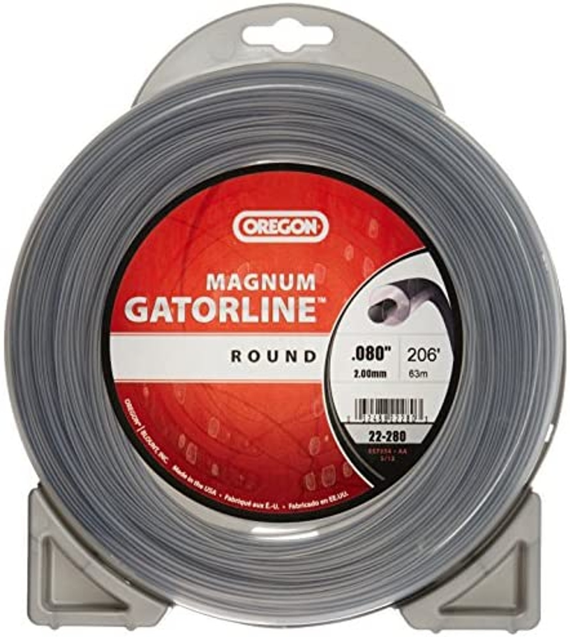 Oregon 22-280 208' Magnum Gatorline Trimmer Line Round Gauge