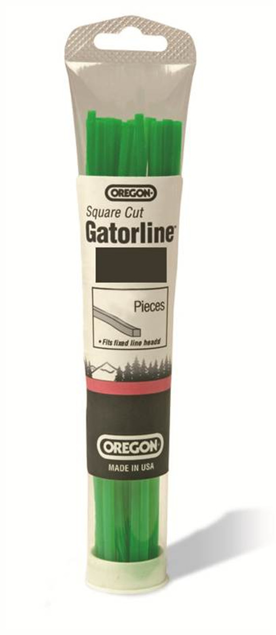 Oregon 19-005 Gatorline Square String Trimmer Line Precut .155-Inch Diameter x 18-Inch Length 24-Piece Tube