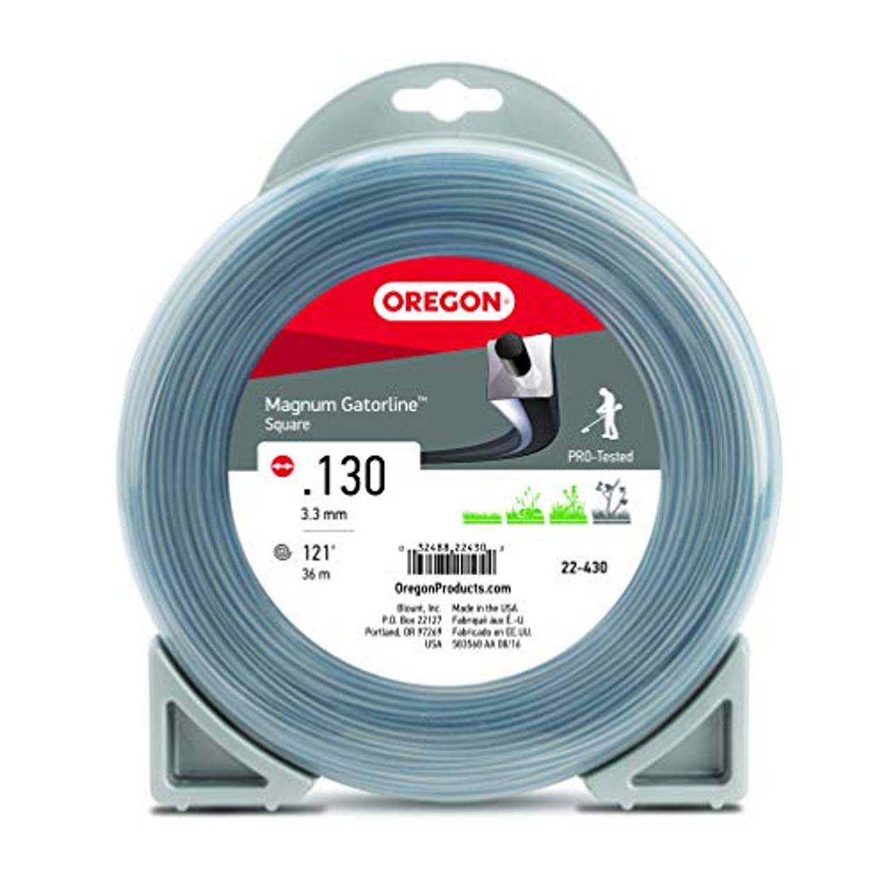 Oregon 22-430 Magnum Gatorline Square Trimmer Line .13-Inch by 120-Foot