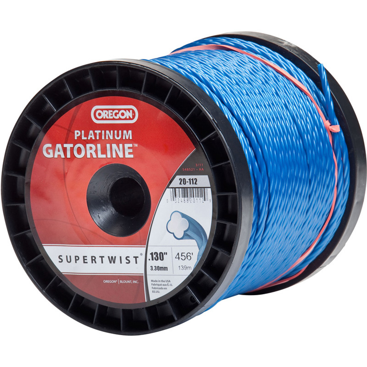 Oregon 20-112 Platinum Gatorline 3-Pound Spool String Trimmer Line 0.130-Inch Gauge