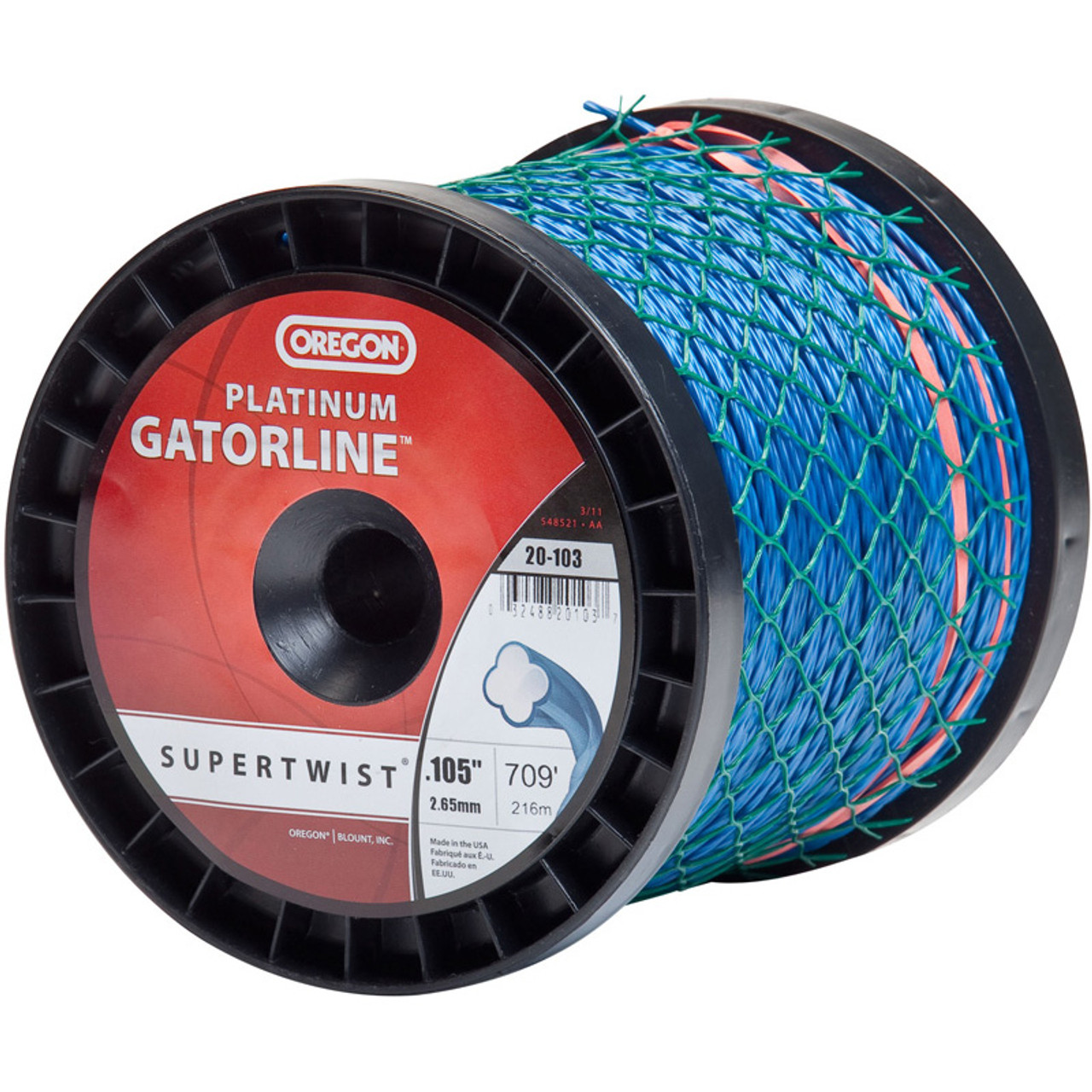 Oregon 20-103 Platinum Gatorline 3-Pound Donut String Trimmer Line 0.105-Inch Gauge