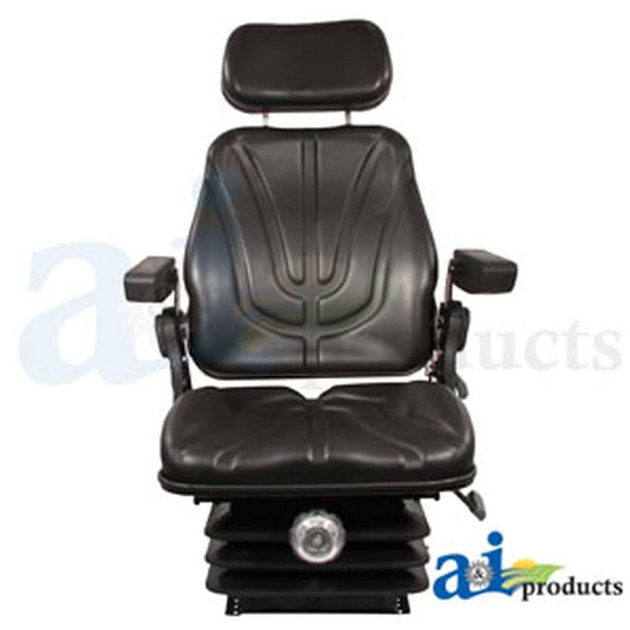 Seat, F10 Series, Mechanical Suspension / Armrest / Headrest / Black Vinyl