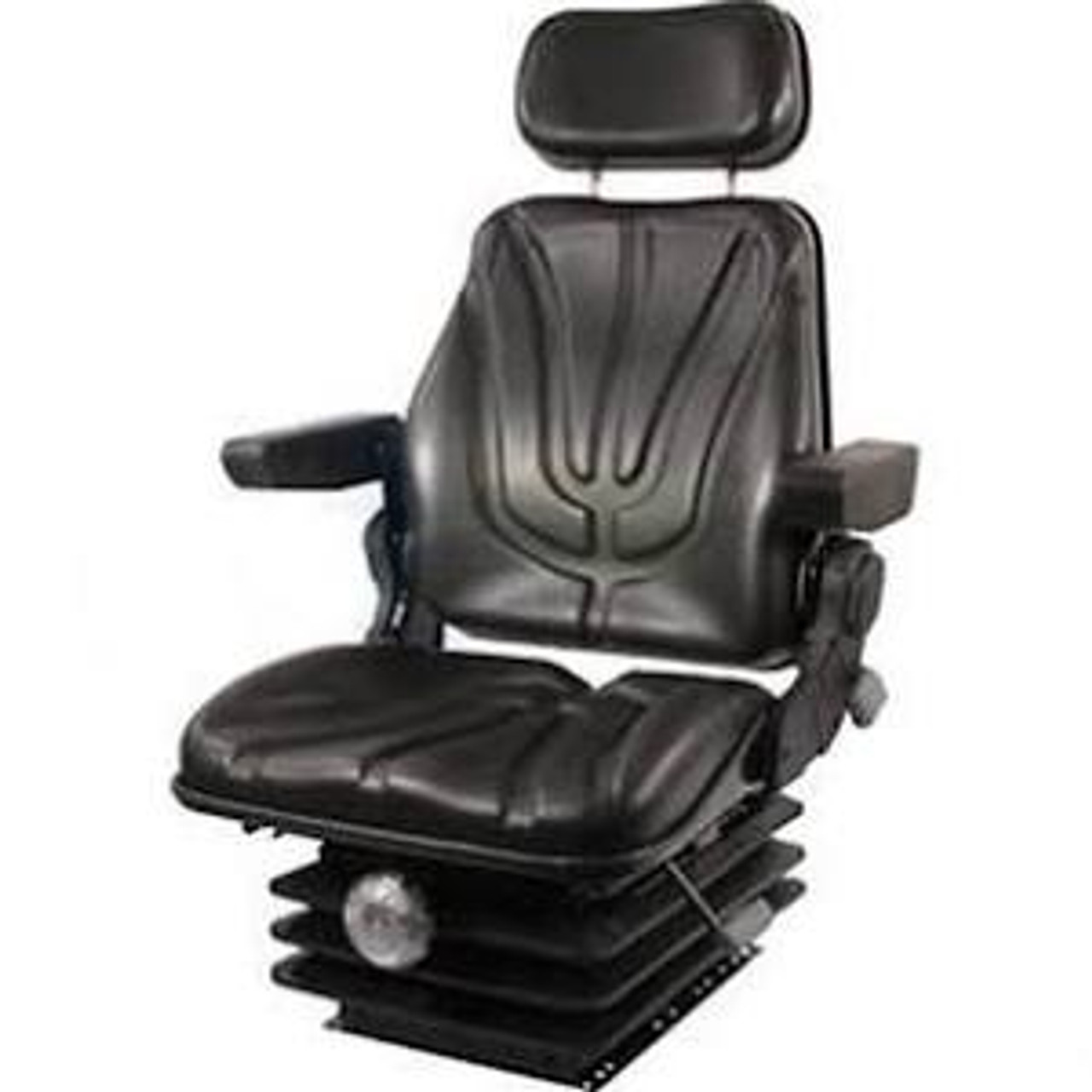 Seat, F10 Series, Mechanical Suspension / Armrest / Headrest / Black Vinyl