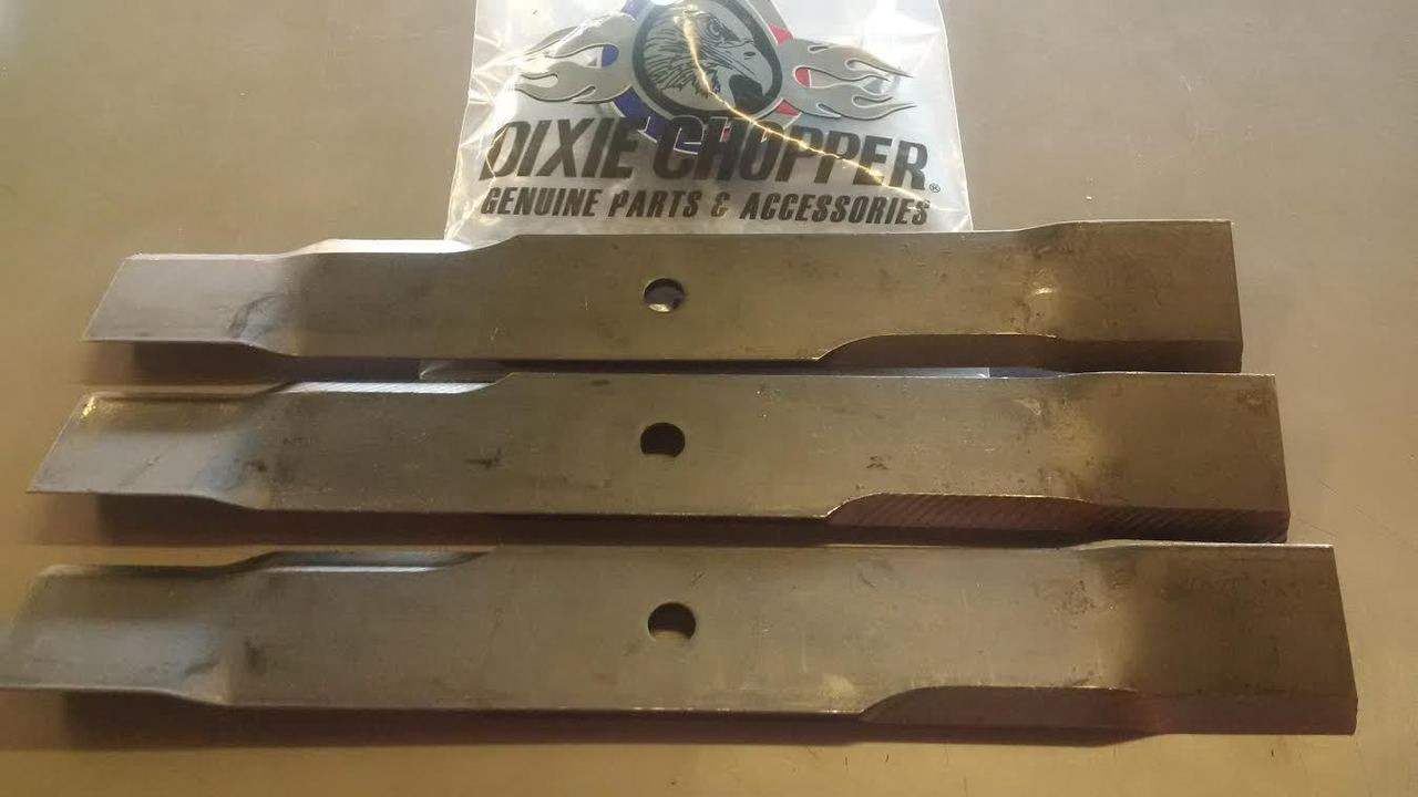 Dixie Chopper OEM Mower Blade Set of 3 30227-60T Twisted Blade