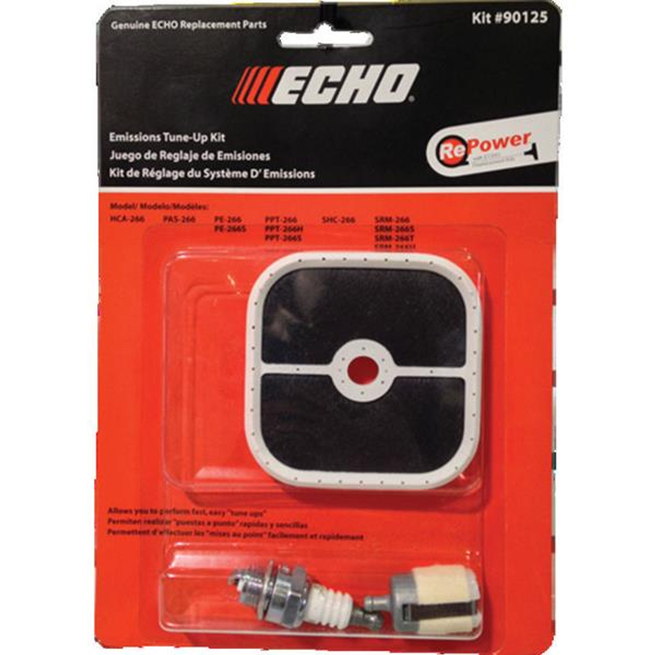 ECHO OEM Repower Tune Up Kit for SRM-266 String Trimmer 90125