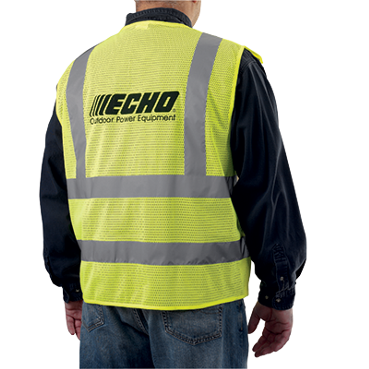 ECHO OEM Hi-Visibility Tear-Away Safety Vest, XL 99988801401