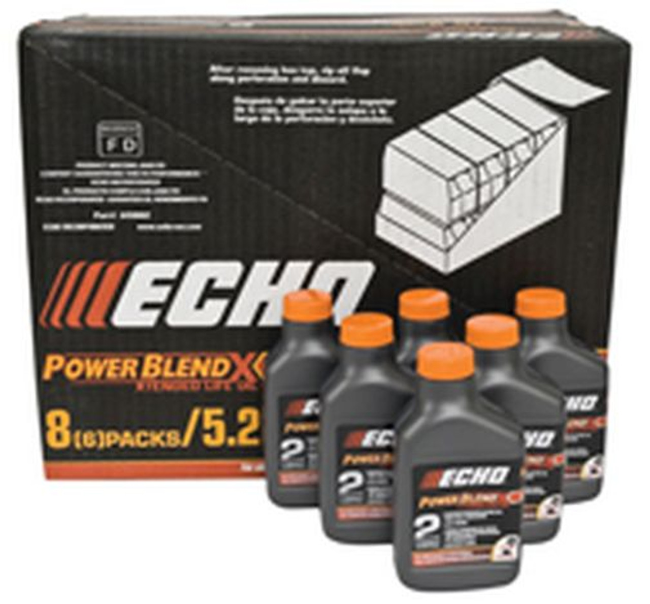 ECHO Power Blend 50:1 2 Gallon Mix 48 pack 6450002