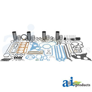 Massey Ferguson Engine Overhaul Kit 203cid 4cyl diesel 165 255 65