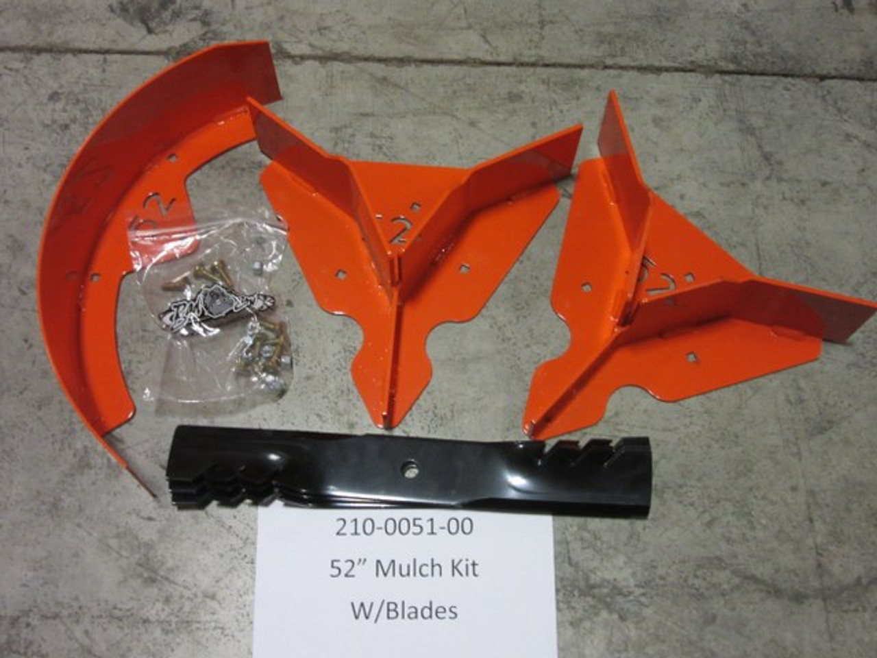 Bad Boy Mower OEM  210-0051-00 52 Mulch Kit w/blades