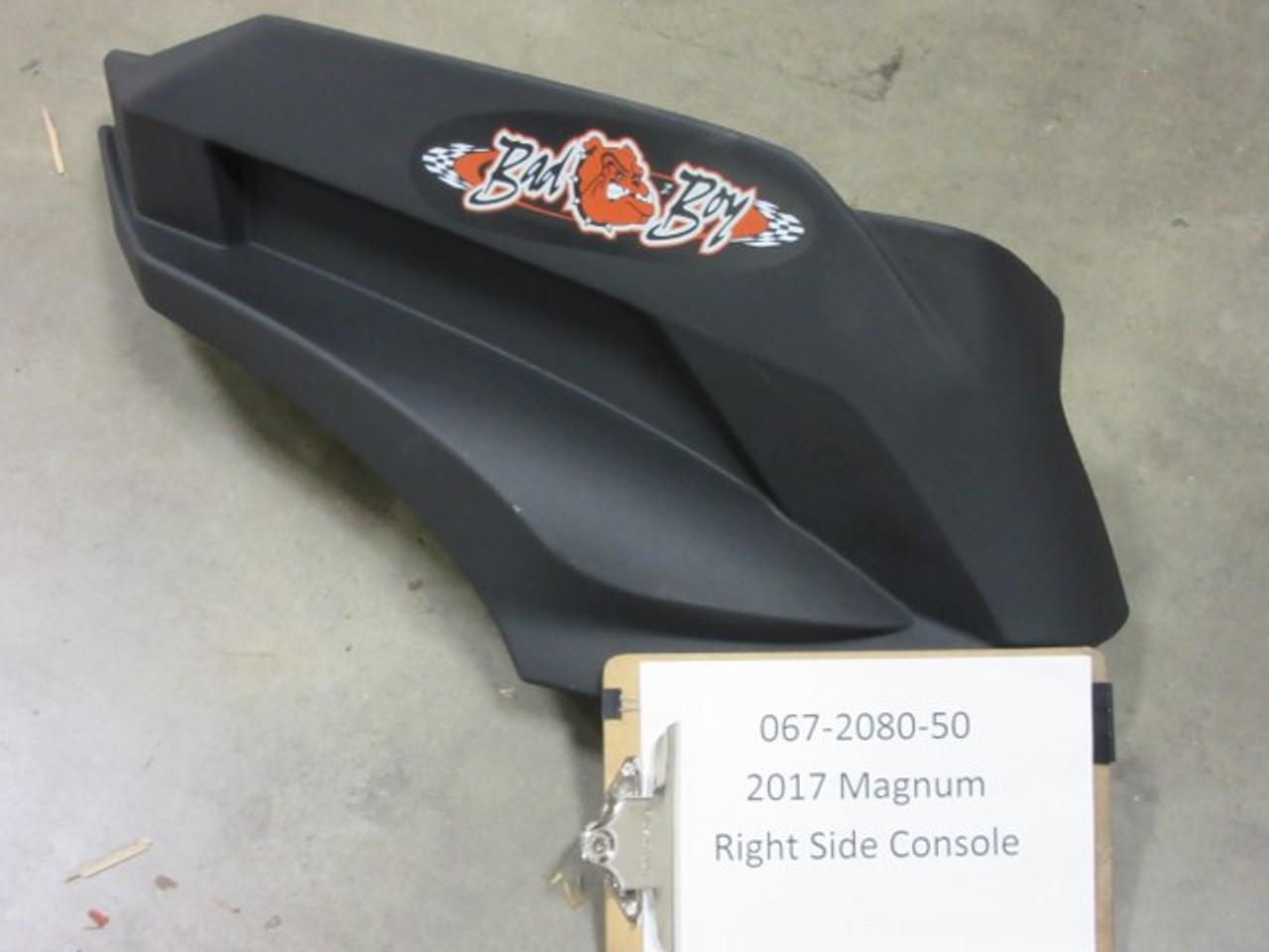 Bad Boy Mower OEM  067-2080-50 2017 Magnum Right Side Console