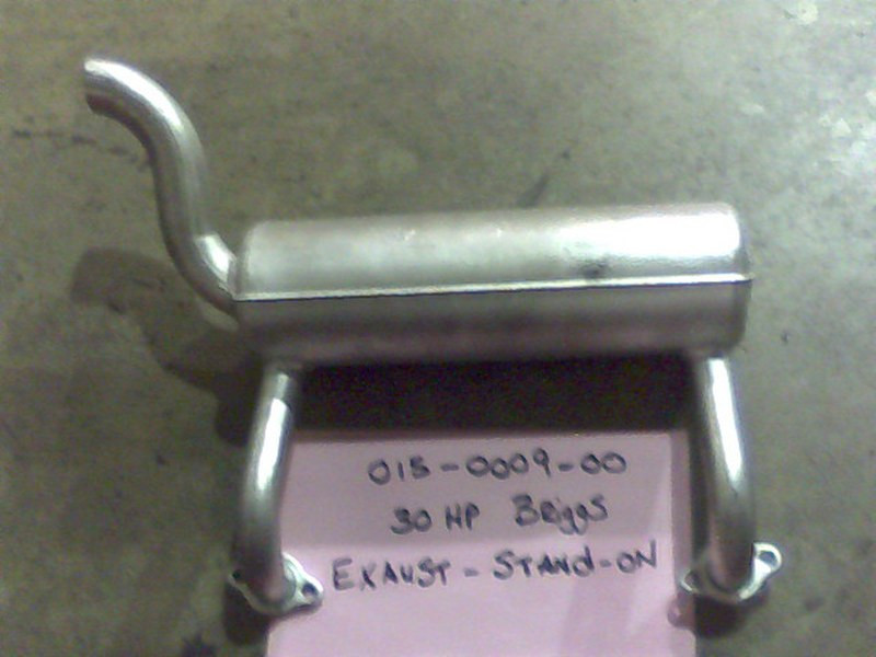 Bad Boy Mower OEM  015-0009-00 Exhaust-Stand On-30hp Briggs