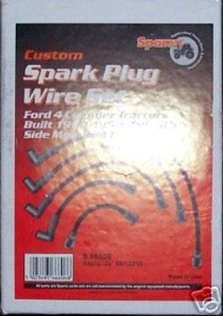 Spark Plug Wire Set for Ford 8n with side mount distrib