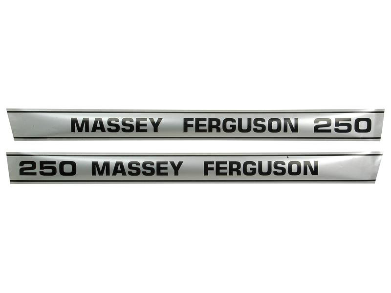 Massey Ferguson Hood Decal Set MF250