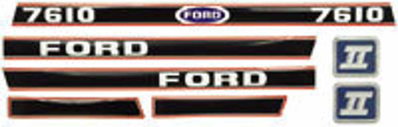 Ford 7610 Decal Set