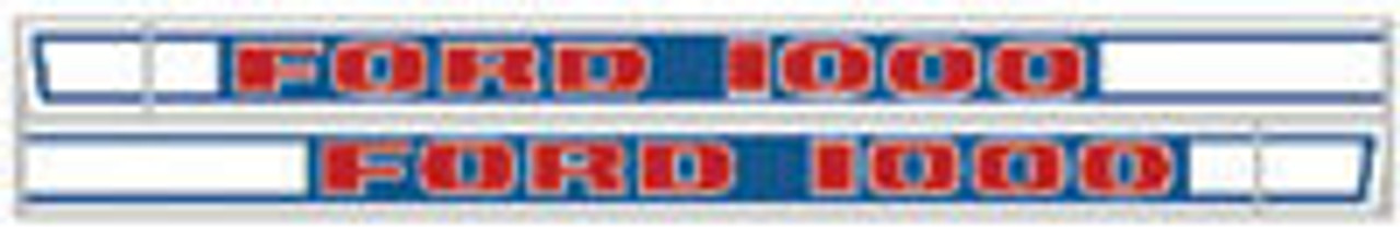 Ford 1000 Decal Set