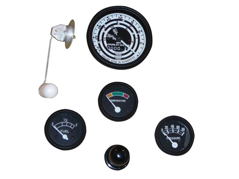 Ford Tractor Instrument Gauge Kit 6V 4 Speed Models