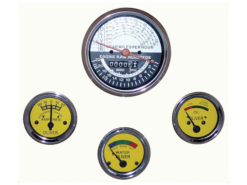 Oliver Tractor Instrument Gauge Kit  fits Super 55