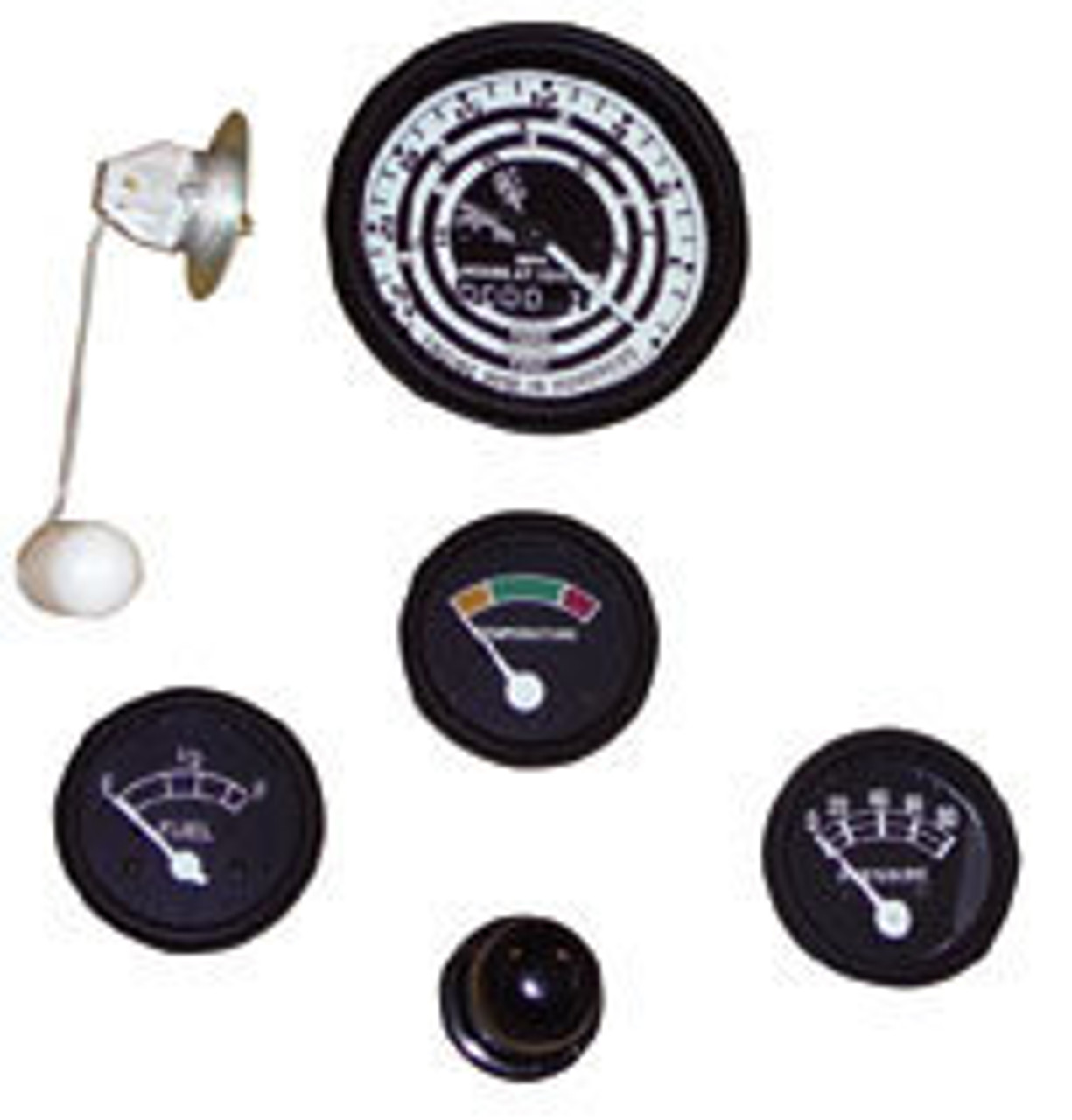 Ford Tractor Instrument Gauge Kit 12V 4 Speed Models 4000, 801, and 901