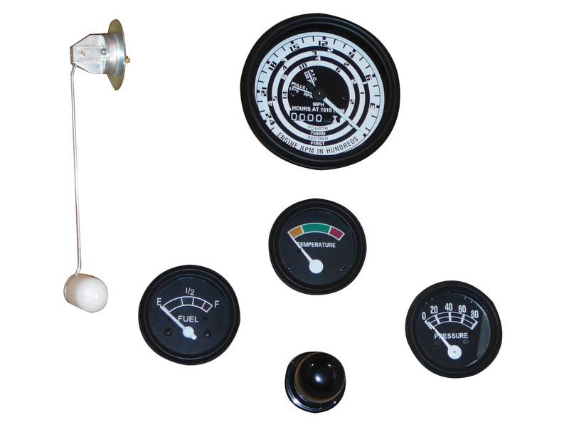 Ford Tractor Instrument Gauge Kit 12V 4 Speed Models 4000, 801, and 901
