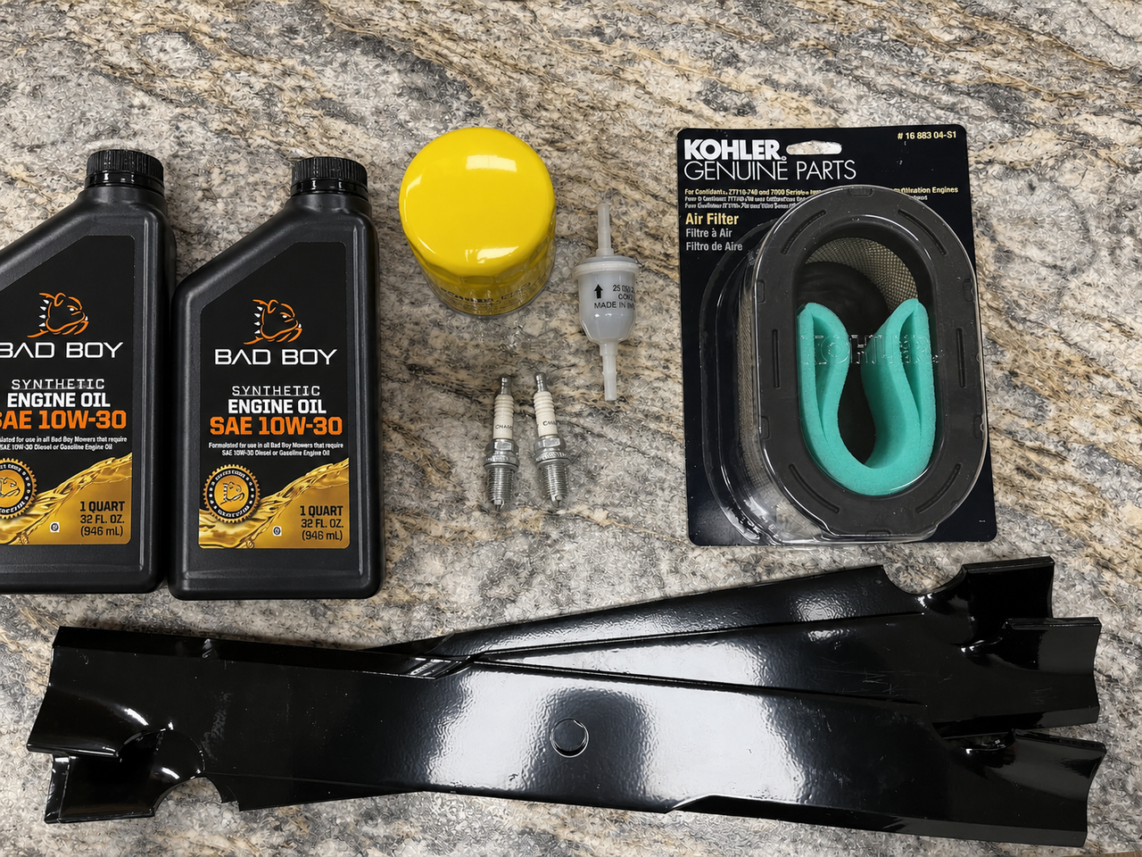Bad Boy Mower Kohler 7000 Series Service Kit w/Blades Fits 60" Avenger