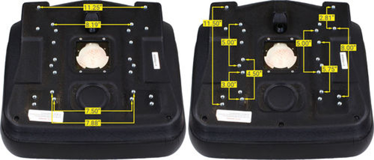 4 Pack Of Black Seats fits JD 320E 324E 325 328 328D 332E