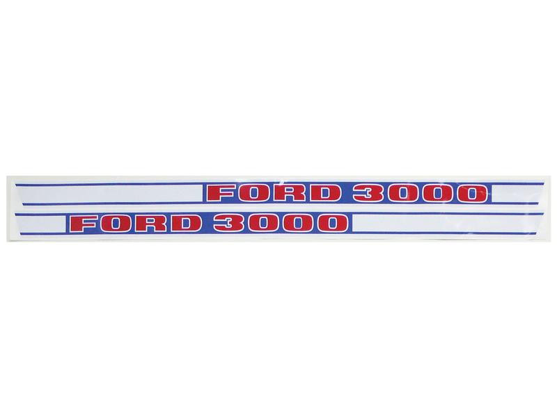 Ford 3000 1968-1975 Diesel Hood Decal Set