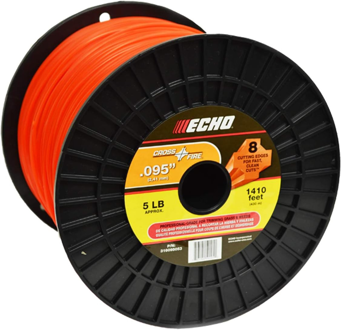 Echo 5Lb Spool Roll Genuine Original Cross-Fire 095 Trimmer Line