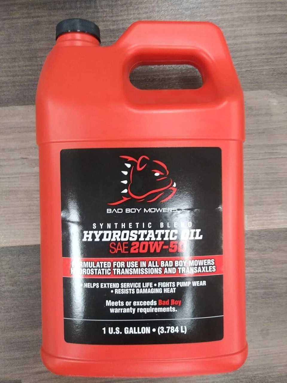 1 Gallon of Bad Boy Mower OEM Hydrostatic Oil 20W50 085-6000-00