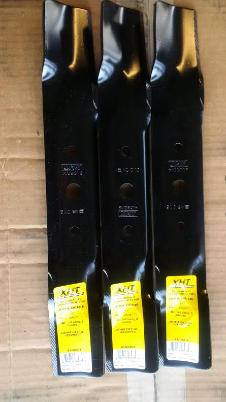 John Deere Mower Blade Set of 3 for 48" Cut GX20250 Griggs Lawn and Tractor LLC