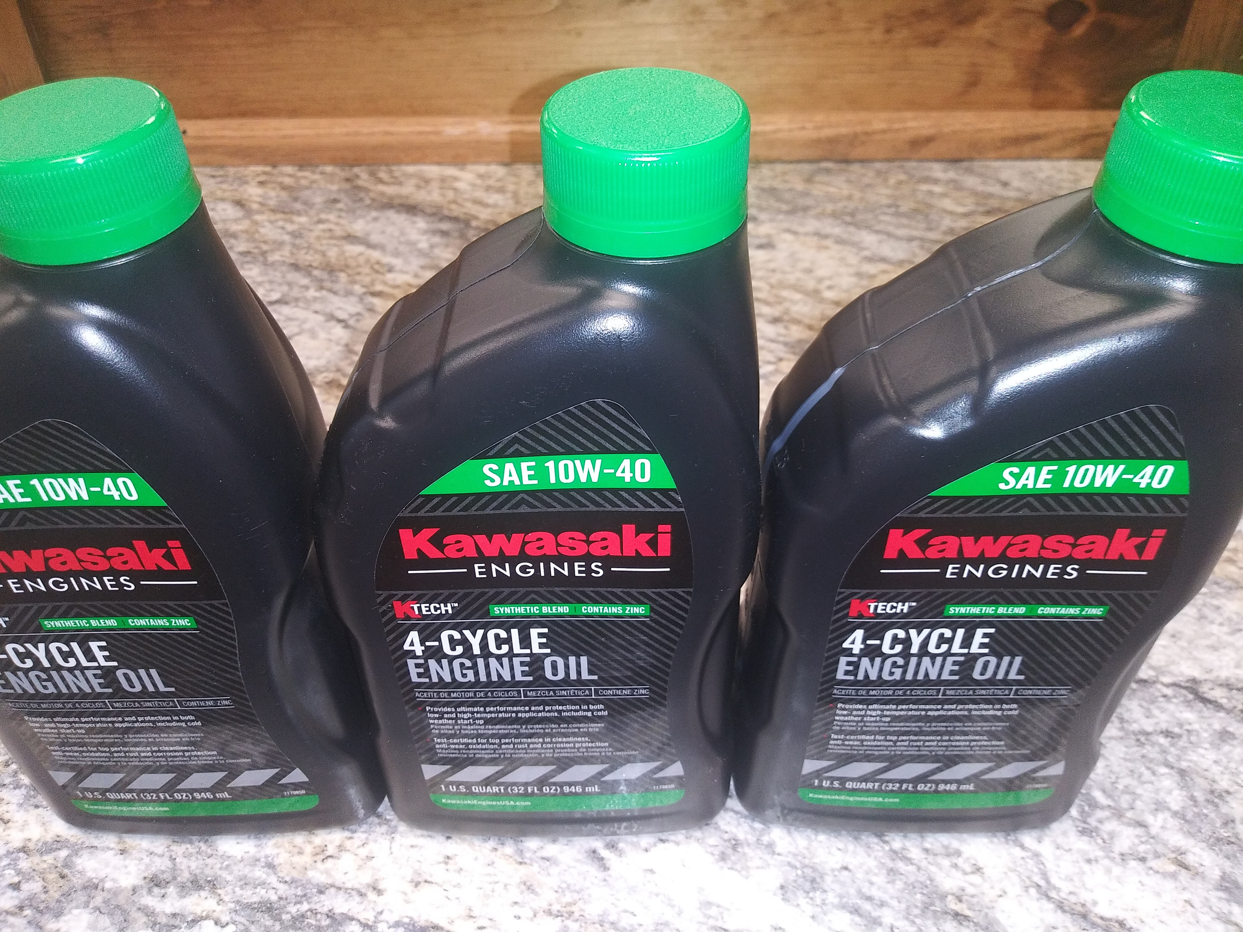 Kawasaki OEM 10W40 Motor Oil 4 Quart Special 999696296 Griggs Lawn