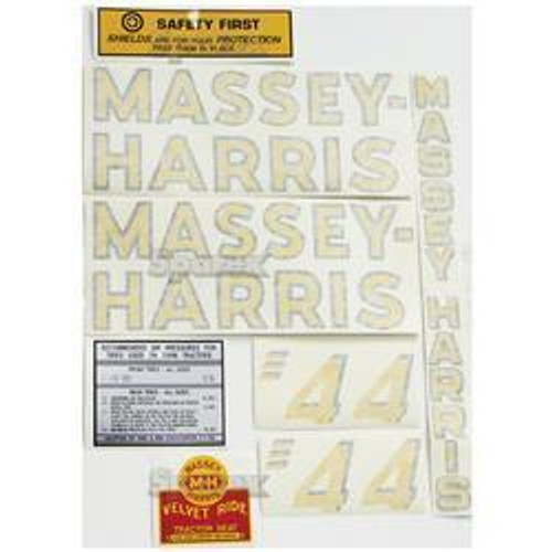 New Massey Harris 44 Decal Set