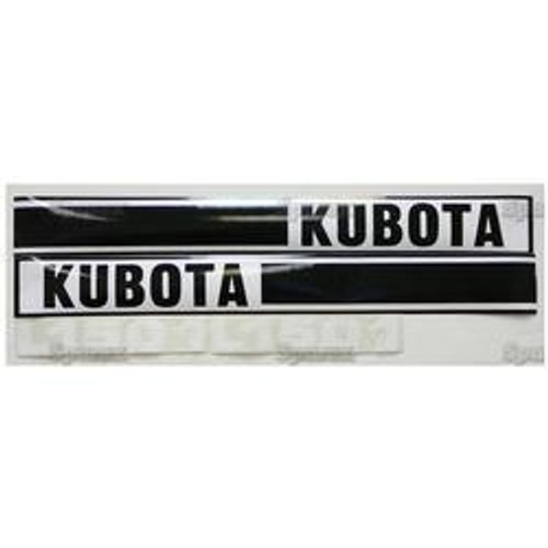 New Kubota L1501 Black/White Decal Set