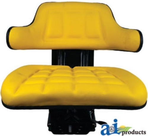 Universal Yellow Flip Stlye Seat Fits John Deere WF222YL