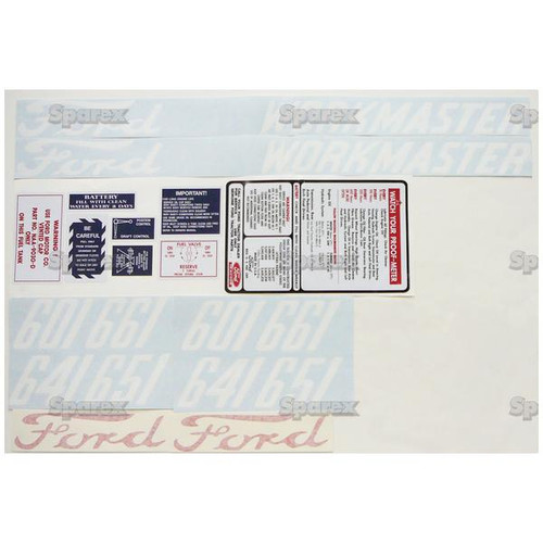 Tractor  DECAL KIT, 601, 58-62 Part Number S66696