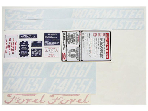 Tractor  DECAL KIT, 601, 58-62 Part Number S66696