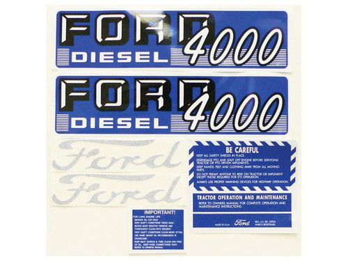 Tractor  DECAL KIT COMPLETE 4000D 62/64 Part Number S67697