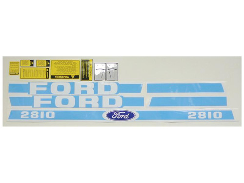 Tractor  DECAL KIT,FORD 2810 BLUE/WHITE Part Number S67701
