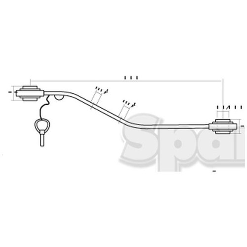 Tractor  LIFT ARM, LOWER Part Number S70634