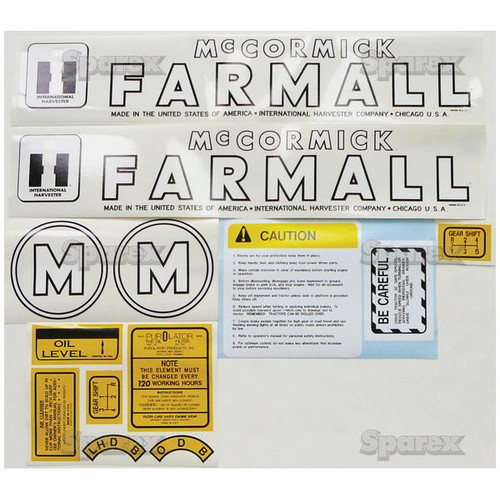Tractor  Decal Kit, Farll M Part Number S70713