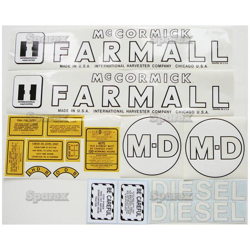 Tractor  Decal Kit,  Farmall MD Part Number S70714