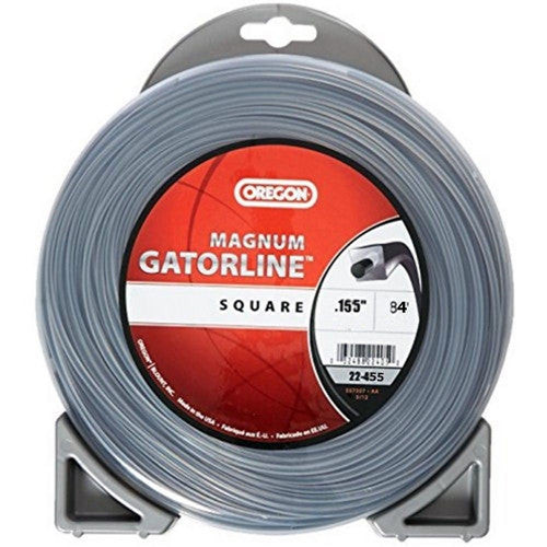 Oregon 22-455 Heavy-Duty Professional Magnum Gatorline Square String Trimmer Line .155-Inch Diameter 1-Pound