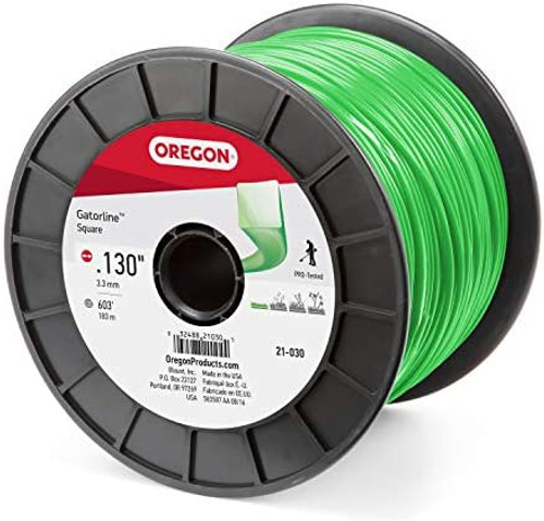 Oregon 21-030 Gatorline 5-Pound Spool of .130-Inch-by-600-Feet Square-Shaped String Trimmer Line