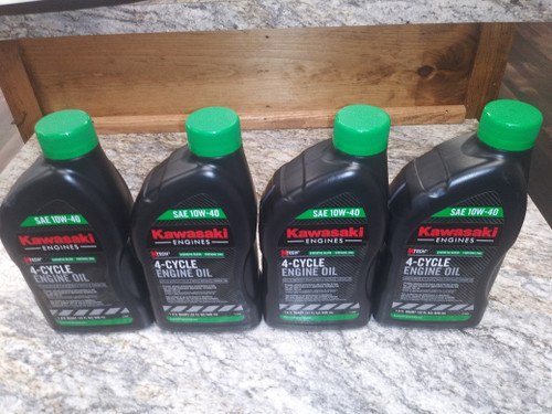 Kawasaki OEM 10W40 Motor Oil 4 Quart Special 99969-6296