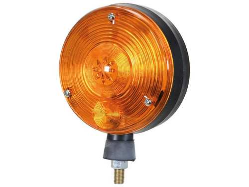 Amber 12 Volt Warning Light 4 1/2" Dual Sides S71976