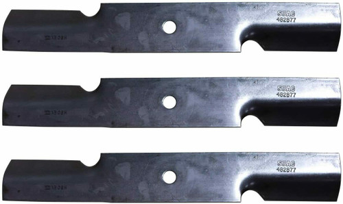 SCAG Genuine OEM 3 Pack 16.5 Cutter Blades 482877 for 48 Deck